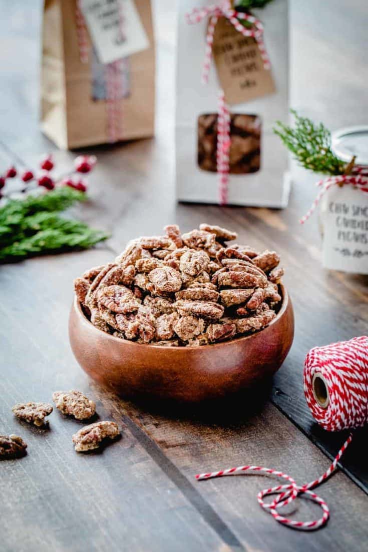 Chai Spiced Candied Pecans My Baking Addiction