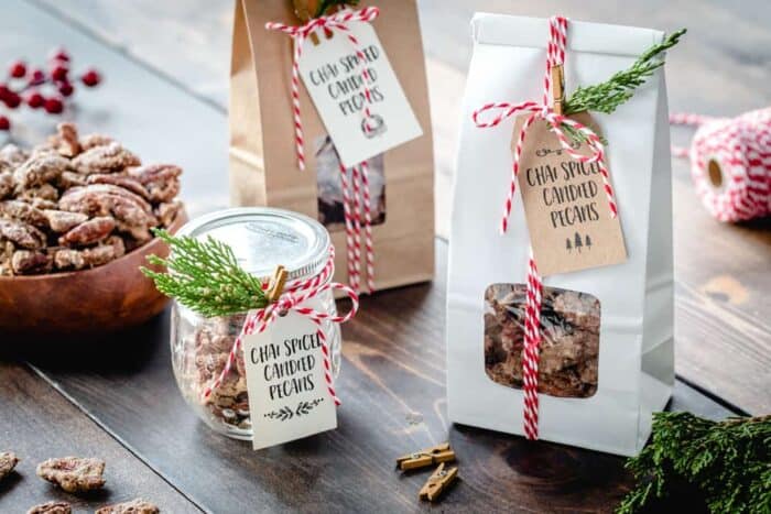 Chai Spiced Candied Pecans are sweet, crunchy and totally delicious! 