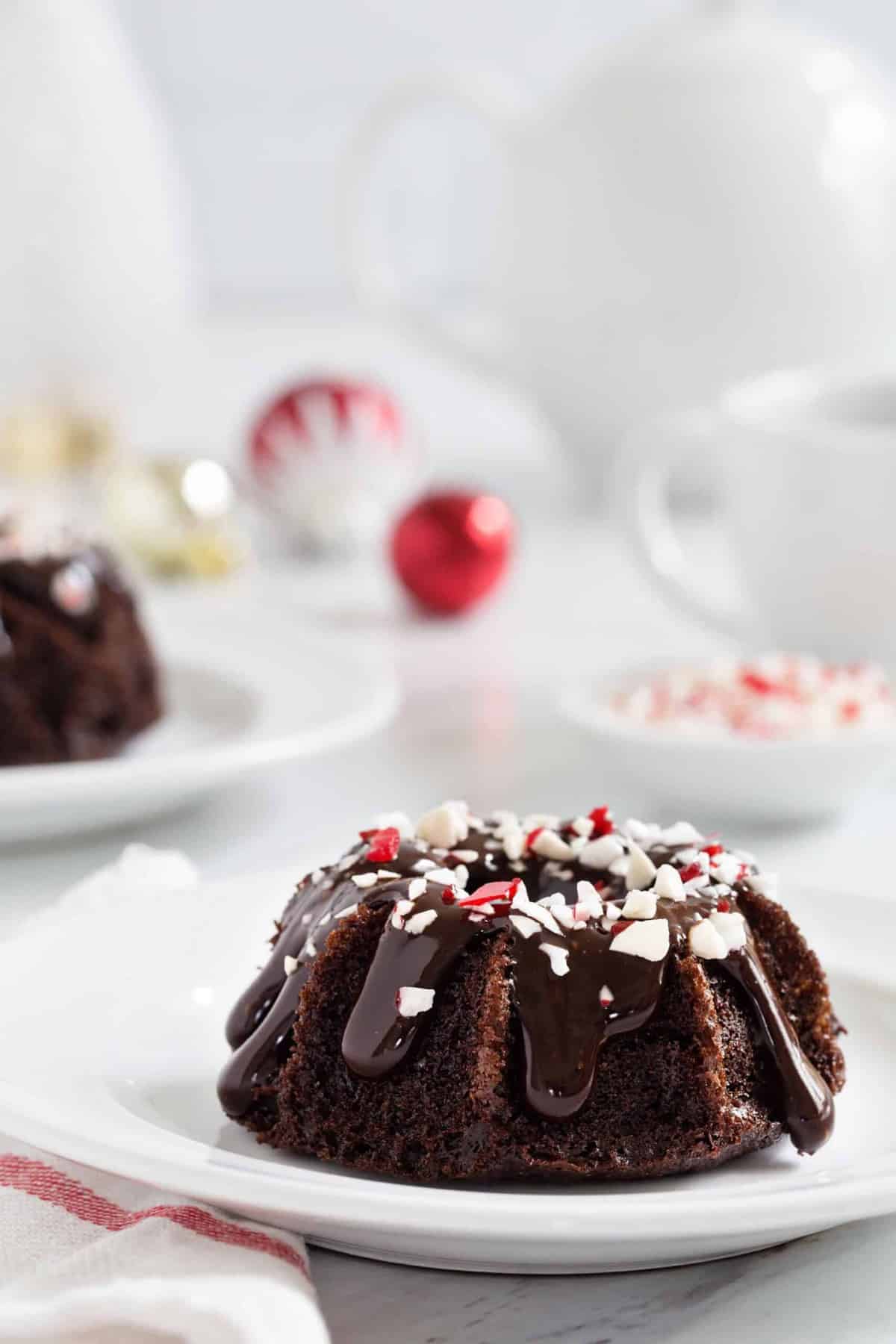 Christmas Mini Bundt Cakes - Two Sisters