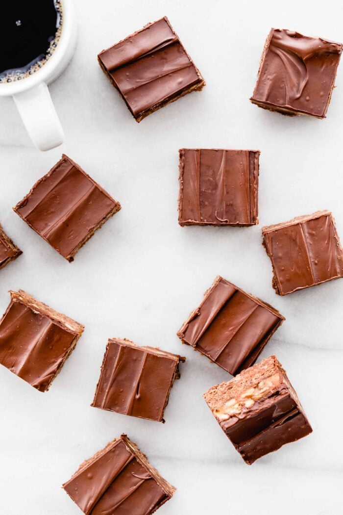 Turtle Fudge is rich, delicious and the perfect addition to any holiday dessert plate!  Who can resist this classic combination? 