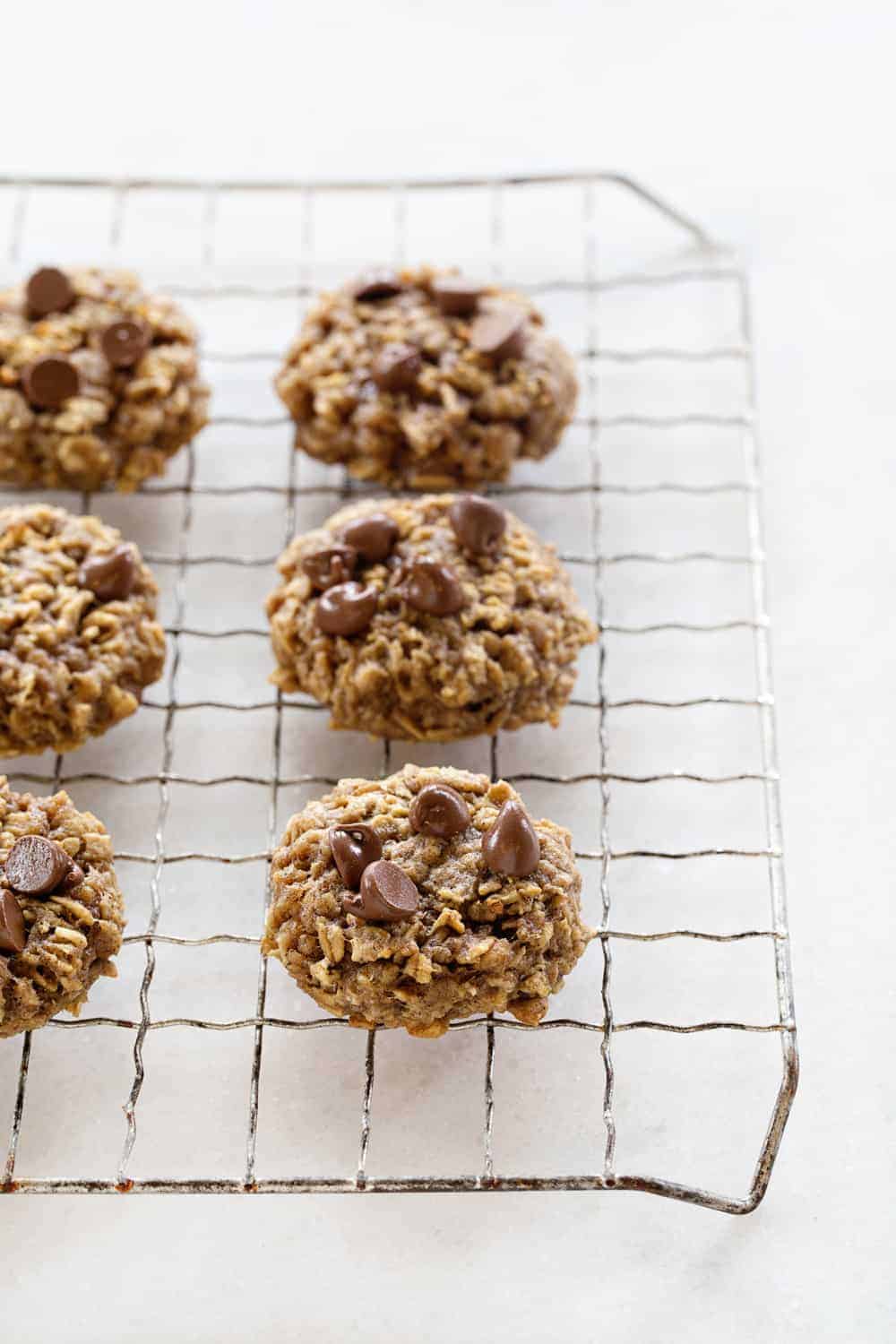 These Banana Oatmeal Cookies are super simple to make and full of banana flavor.