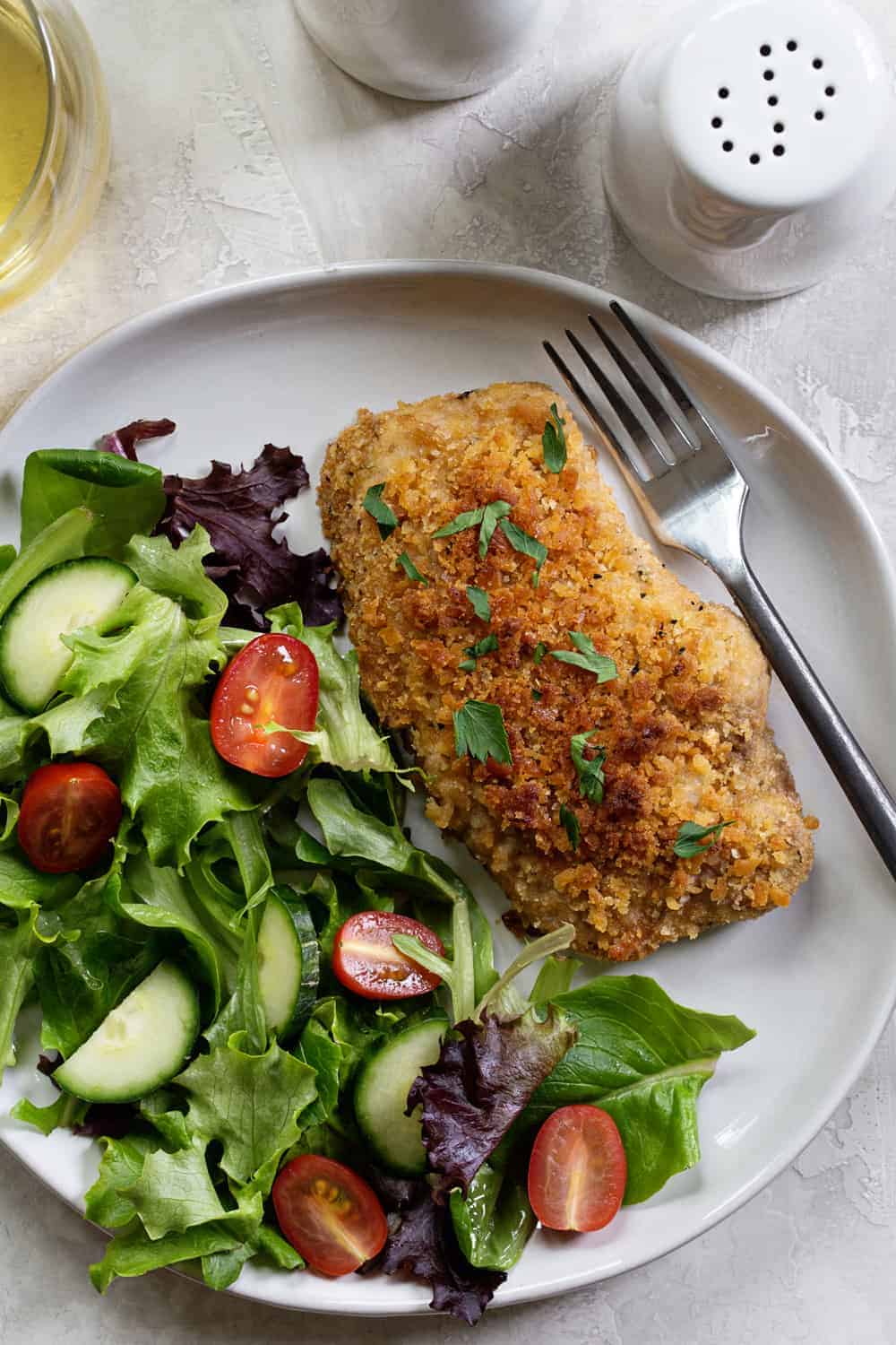 These Easy Baked Pork Chops are going to be your new favorite weeknight meal! So easy and so tasty!