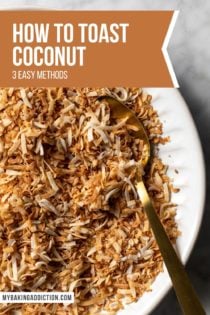 How To Toast Coconut - Live Well Bake Often