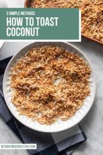 How to Toast Coconut THE EASY WAY - Crazy For Crust
