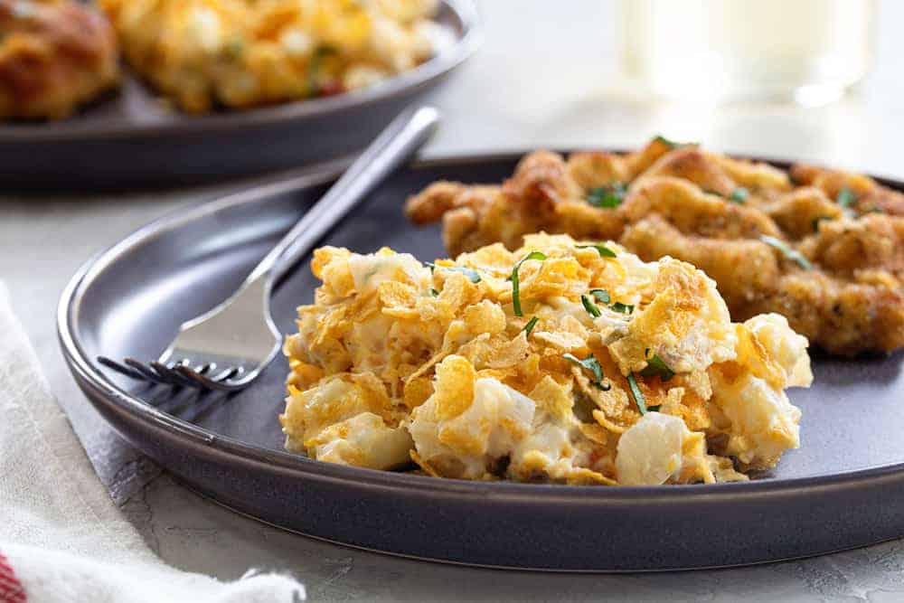 Hash Brown Casserole is the perfect side dish for just about any occasion! So simple and so good!