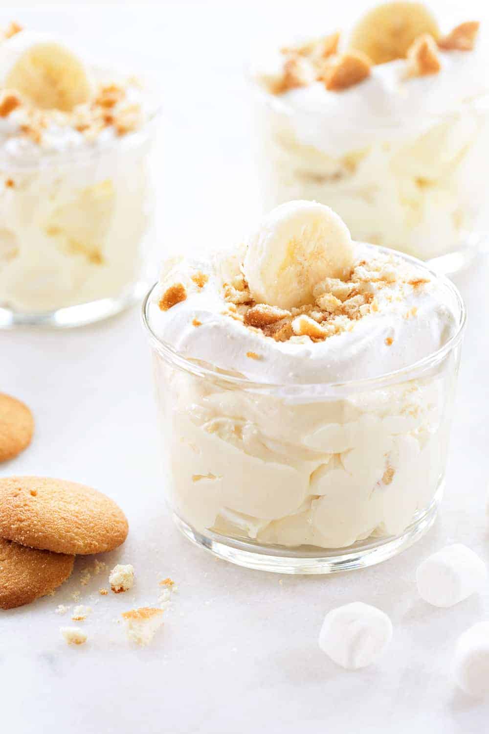 Banana Cream Pie Fluff is a new twist on a Southern classic. You won't believe how easy and delicious this is!