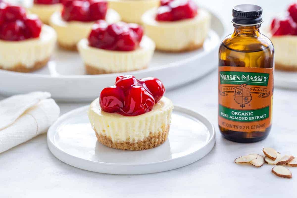 Mini Cherry Almond Cheesecakes are an easy and delicious sweet treat for just about any occasion. 