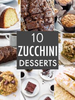10 Zucchini Desserts