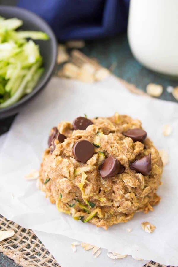 Chocolate Chip Zucchini Bread Breakfast Cookies