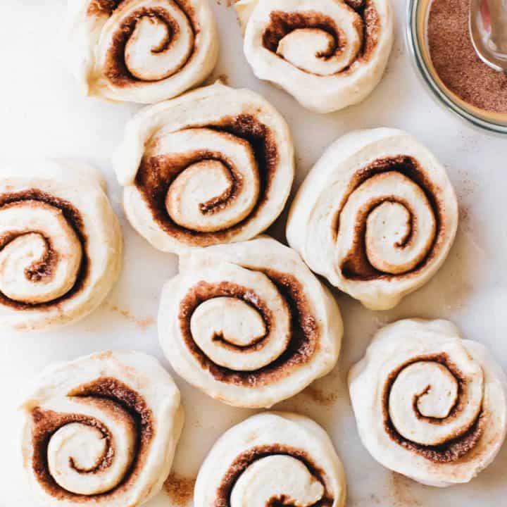 Beginner's Frosted Cinnamon Rolls