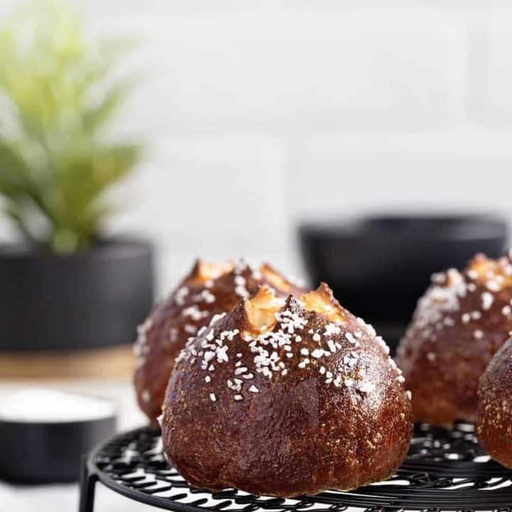 There are few things better than warm-from-the-oven Pretzel Rolls brushed with butter and sprinkled with coarse salt.