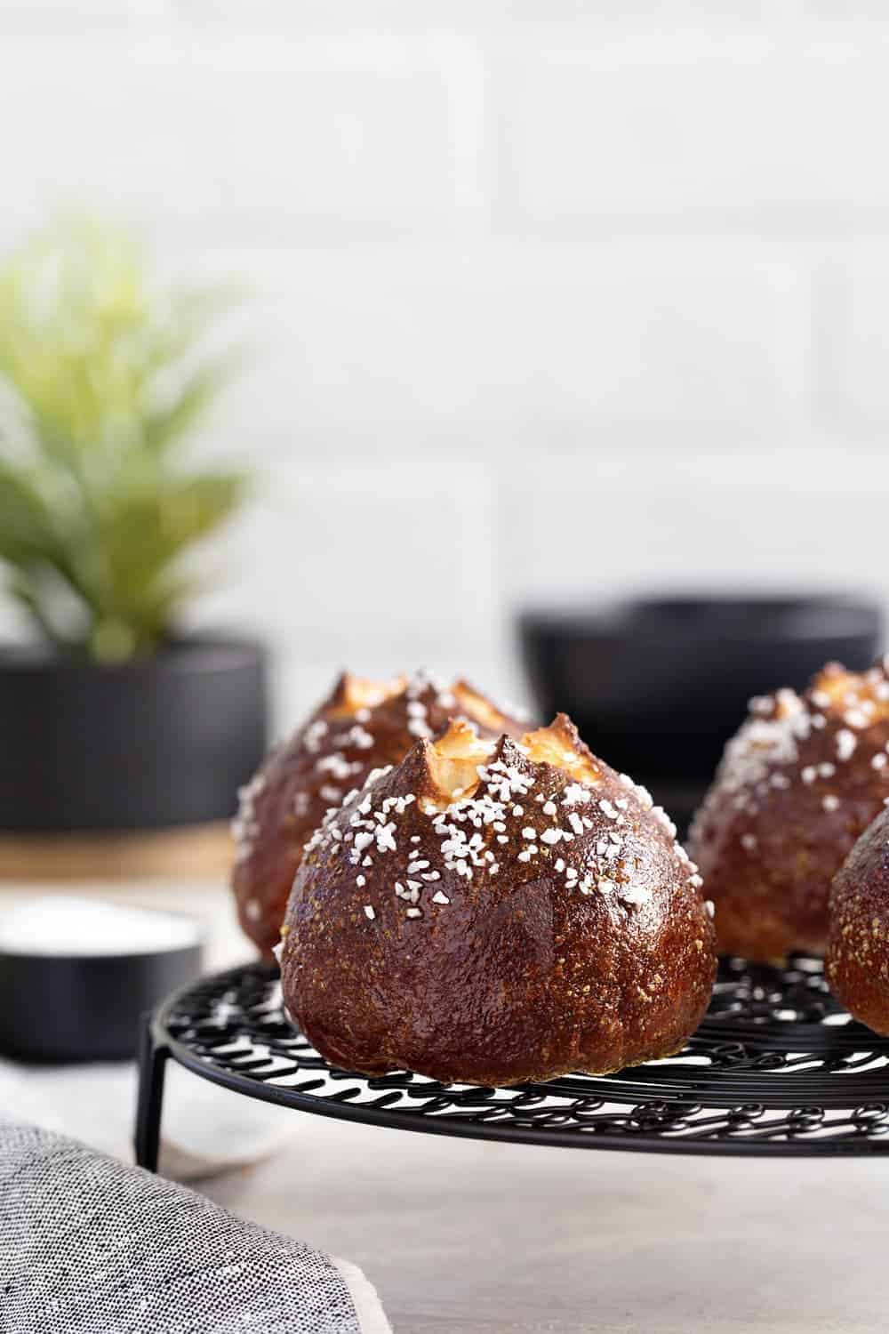 There are few things better than warm-from-the-oven Pretzel Rolls brushed with butter and sprinkled with coarse salt.