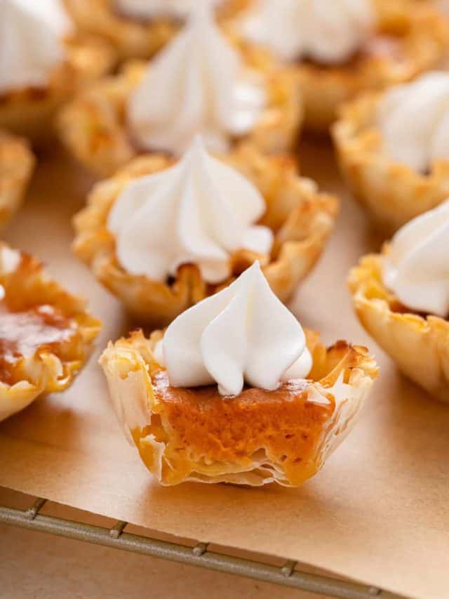Easy Mini Pumpkin Pies