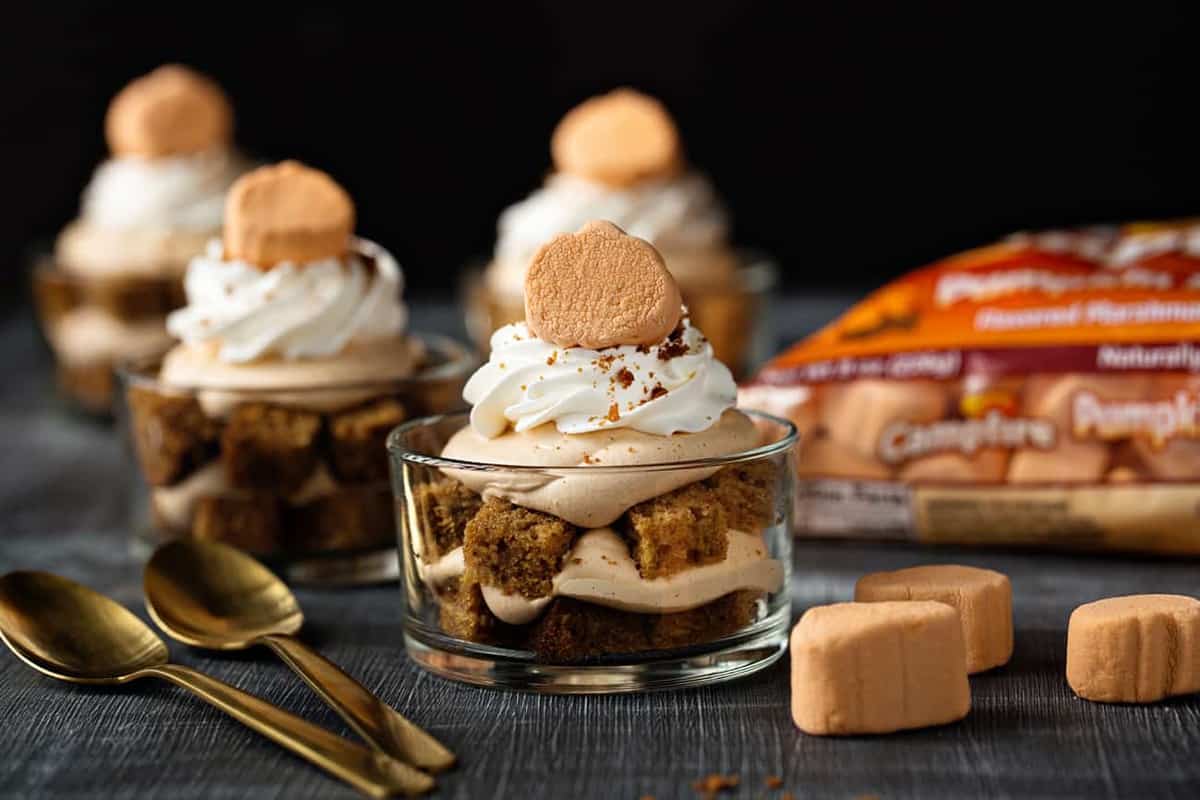 Pumpkin Trifles are a simple and delicious dessert that are perfect for holiday entertaining. 