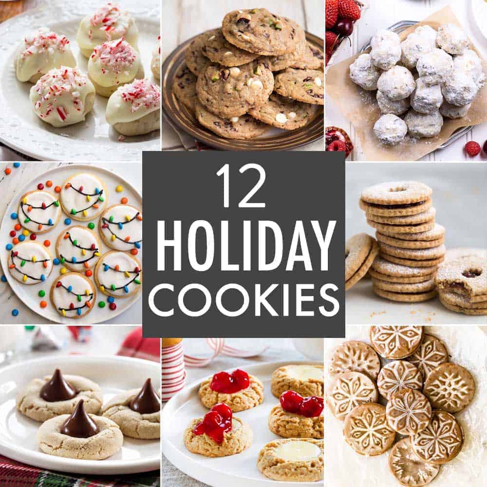 12 Holiday Cookies
