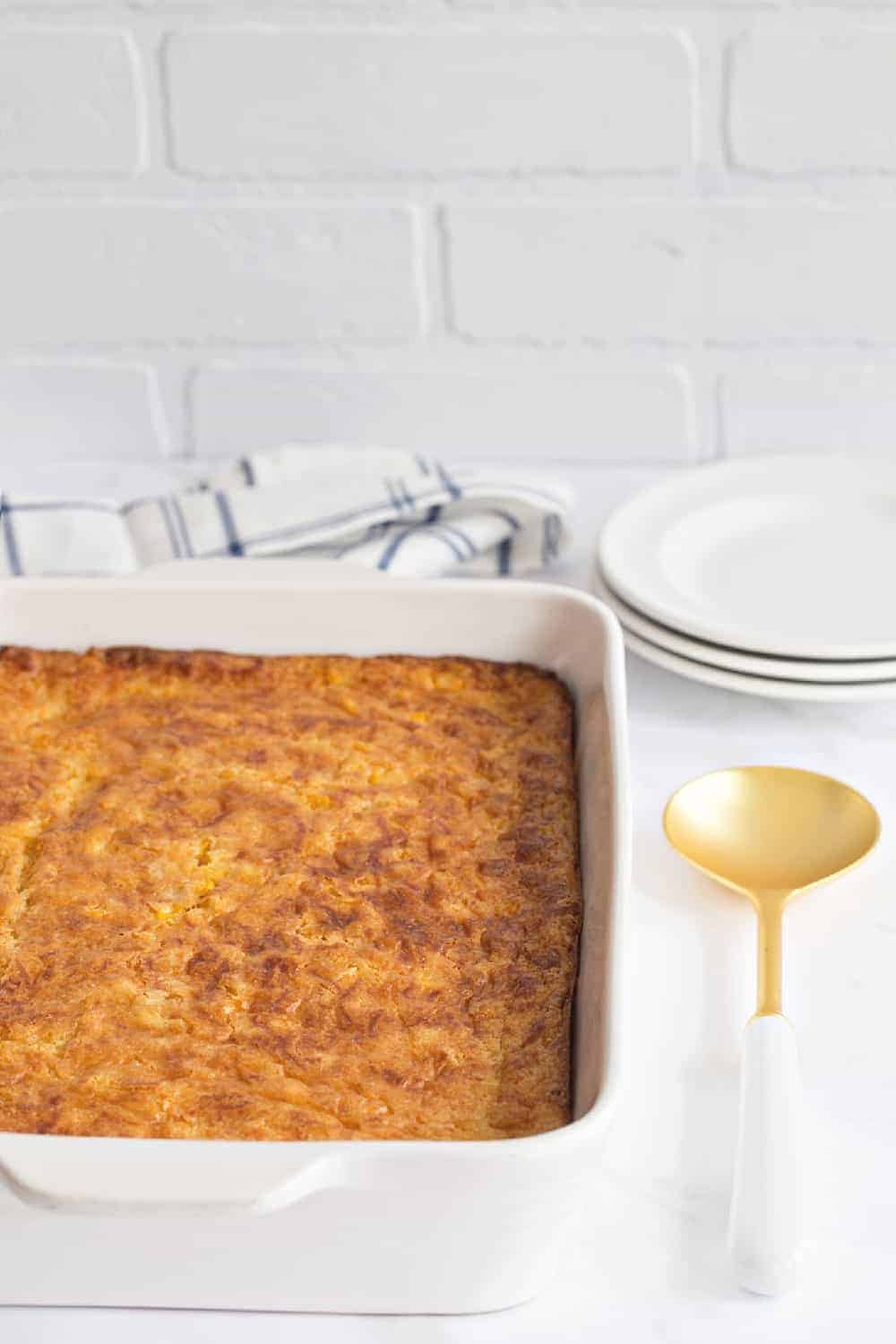 Easy Corn Casserole is simple and delicious. A awesome side dish for any occasion.