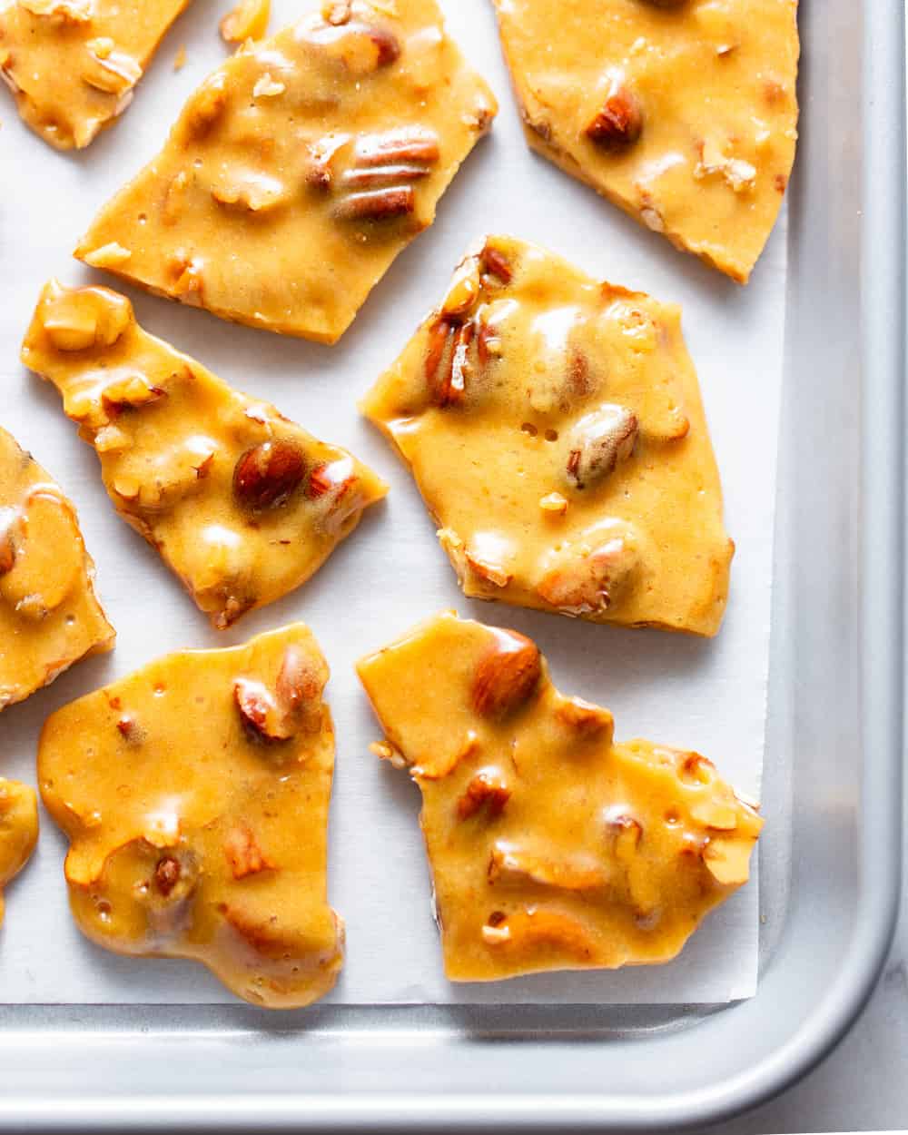 Make a batch of Nut Brittle to gift during the holiday season.