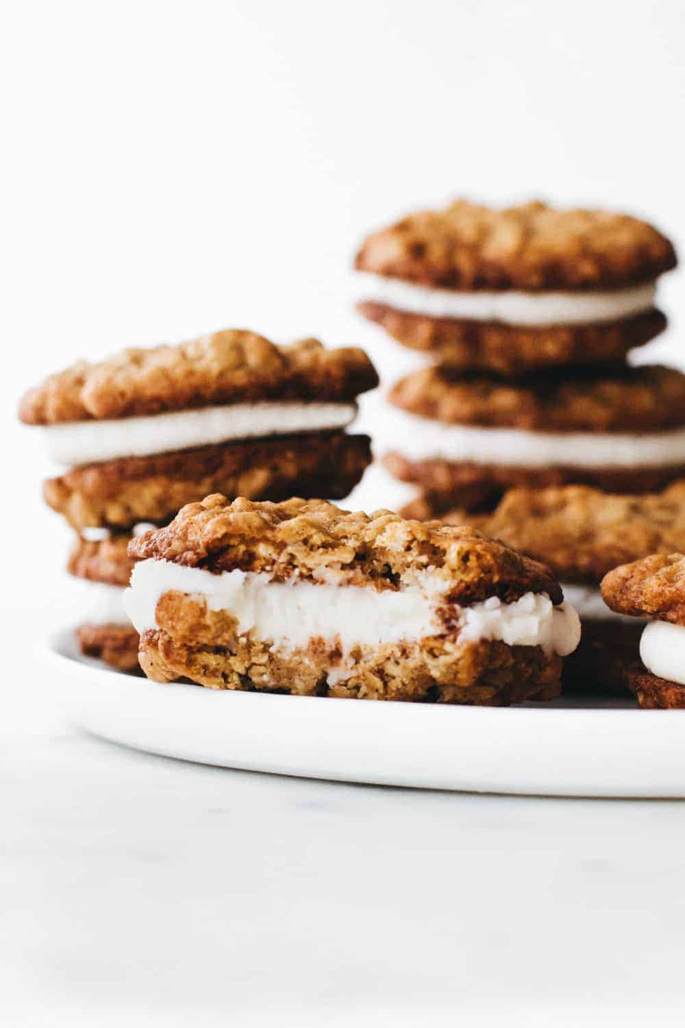 Homemade Oatmeal Cream Pies are delicious and easier to make than you would think!