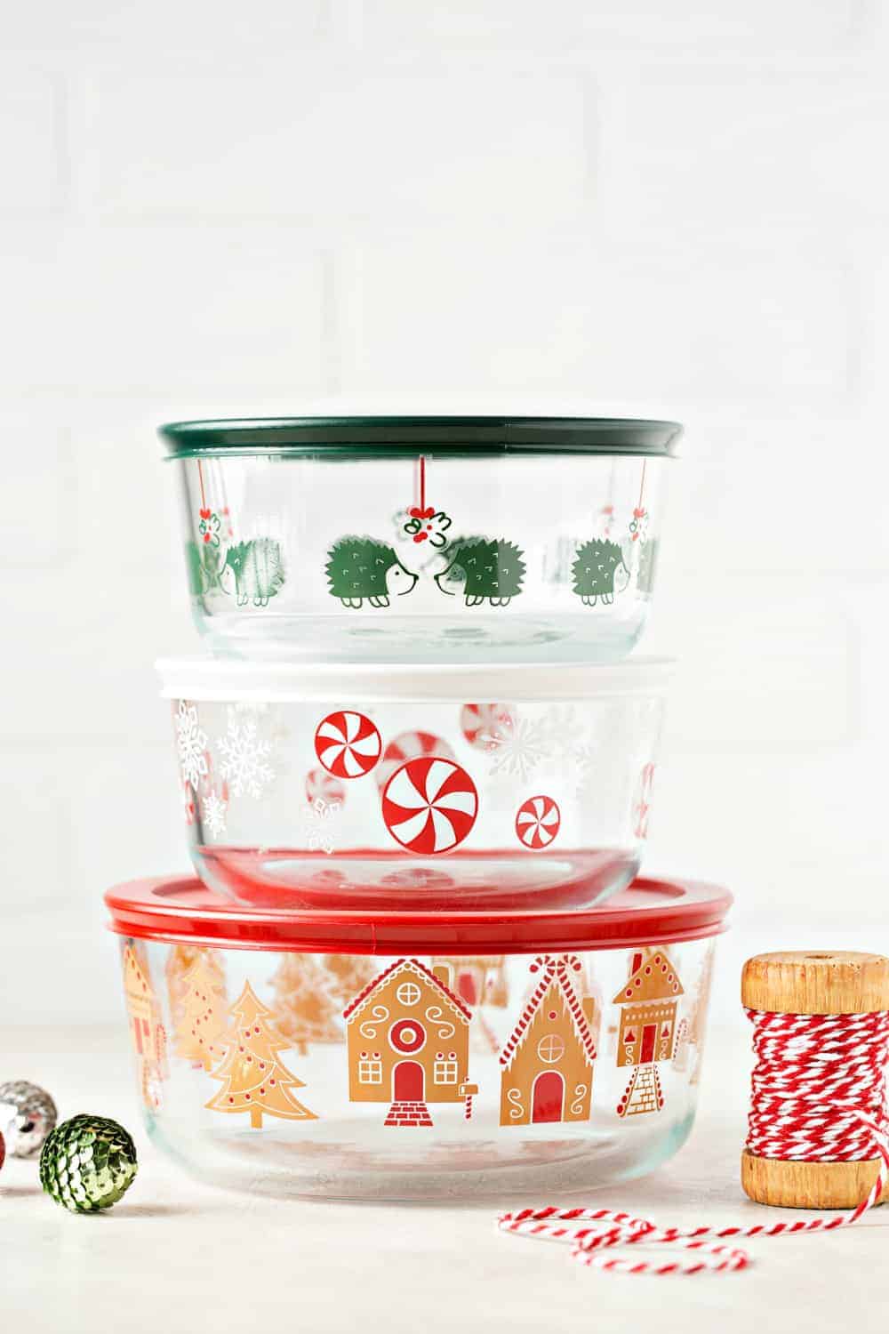 The Pyrex holiday collection is perfect for holiday entertaining and hostess gifts