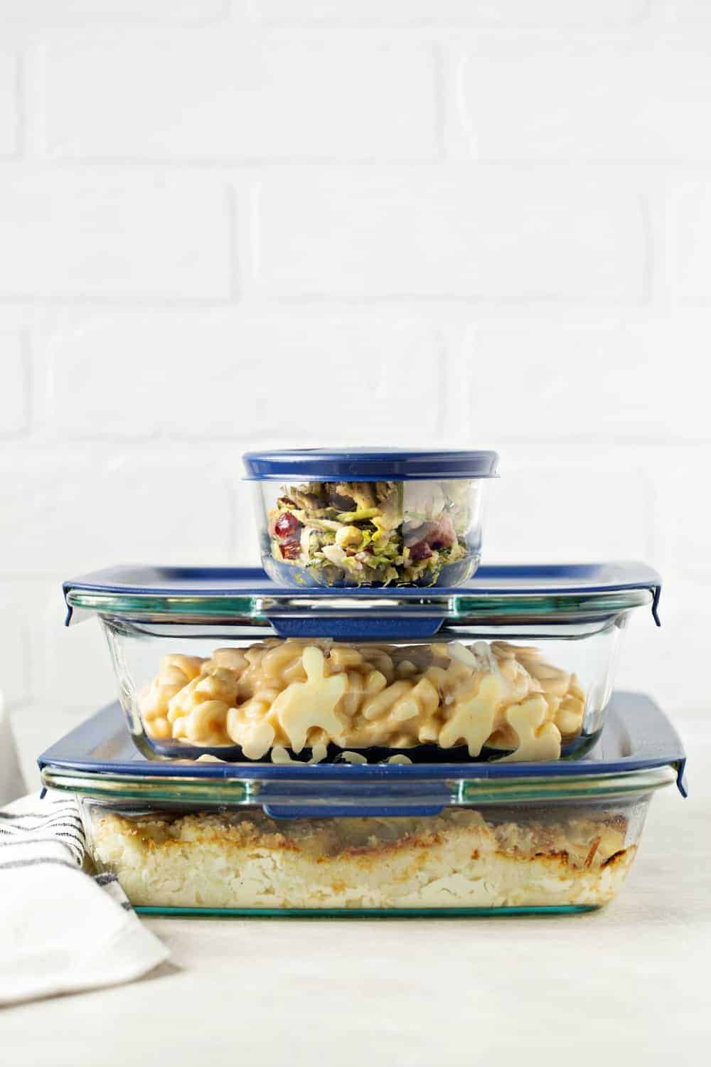 Cauliflower Gratin can be made ahead and stored in Pyrex to keep it fresh until the holiday meal