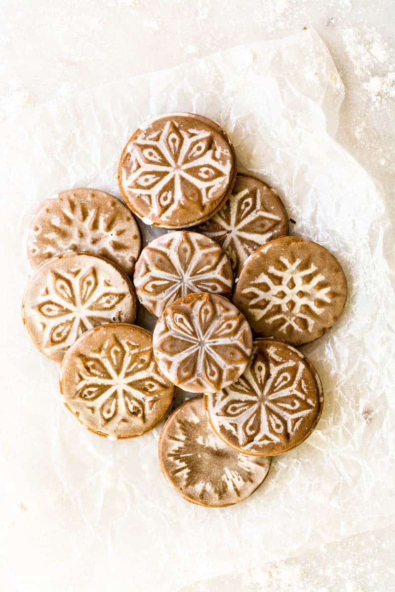 Glazed Gingerbread Cookies