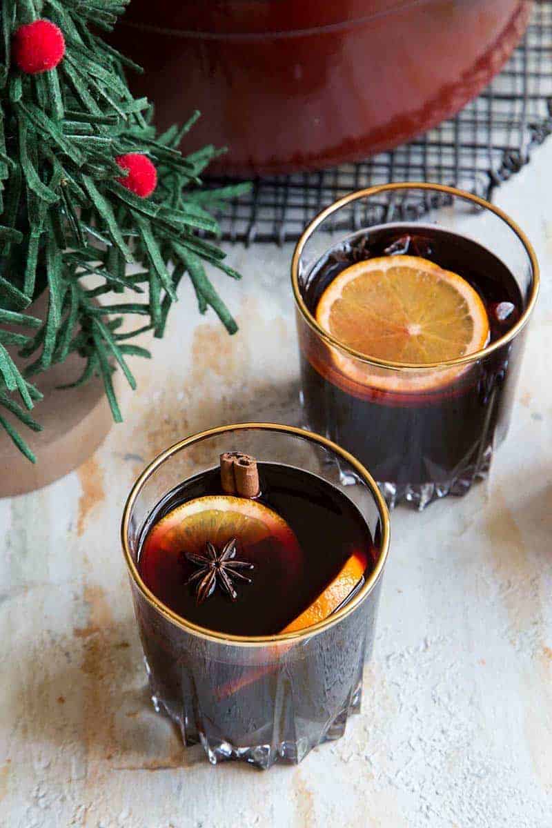 Orange Vanilla Mulled Wine