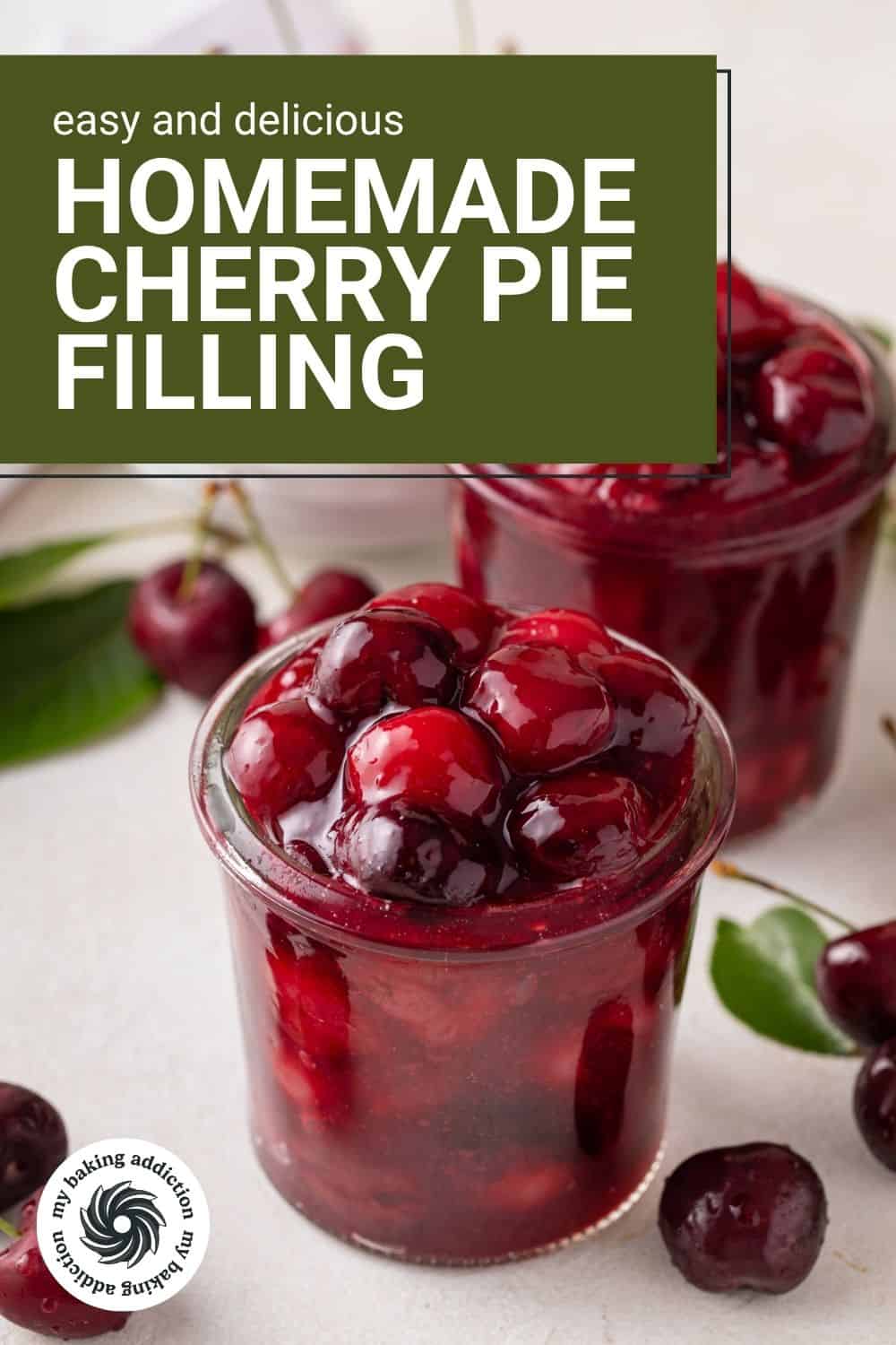Homemade Cherry Pie Filling Recipe | My Baking Addiction
