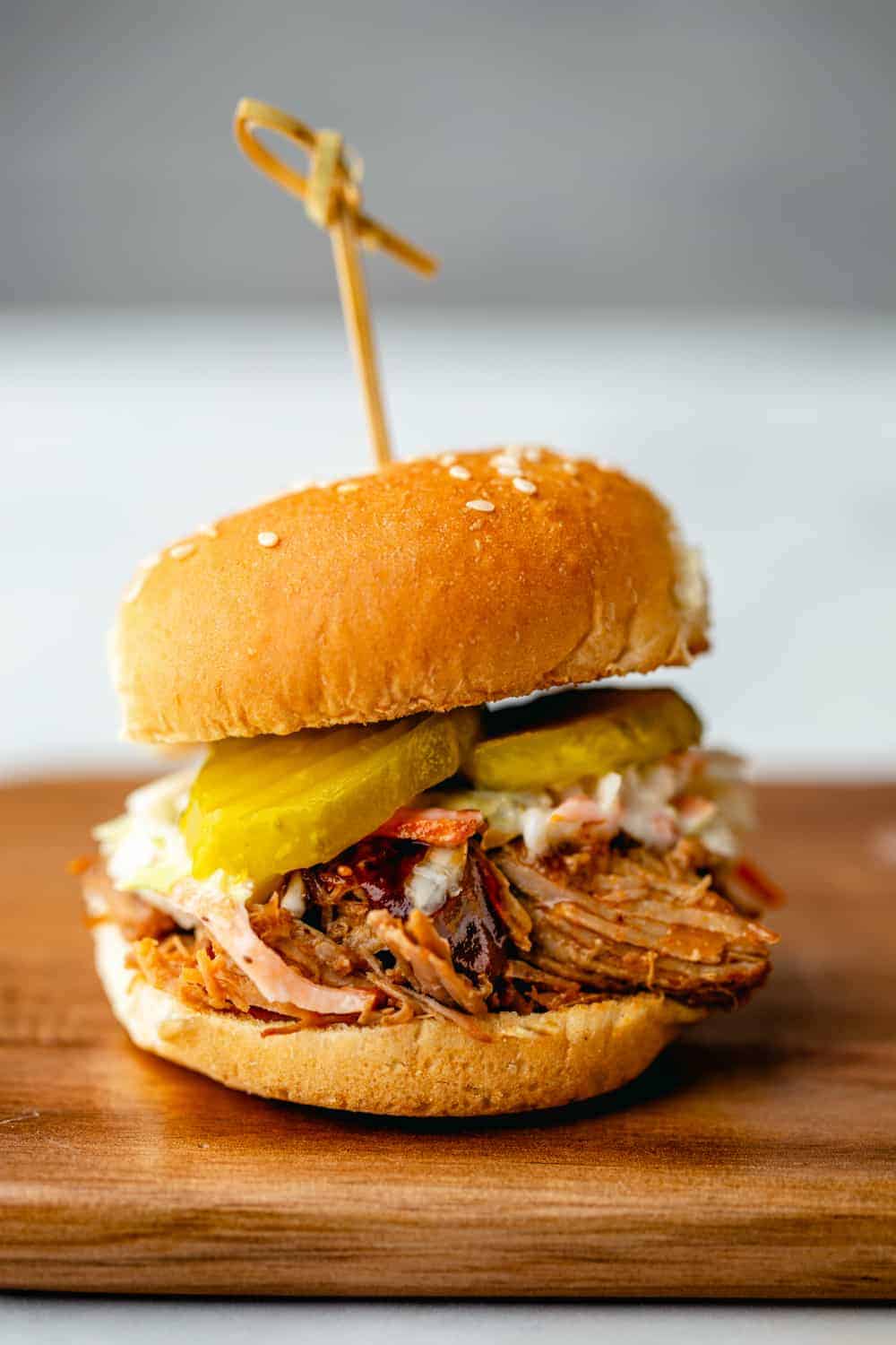 Instant Pot Pulled Pork is so fast and easy, you'll never make it another way again.