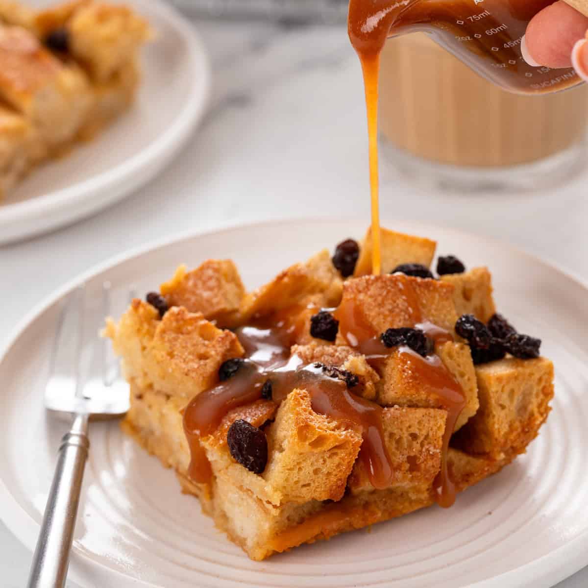 Irish Bread Pudding with Whiskey Caramel Sauce