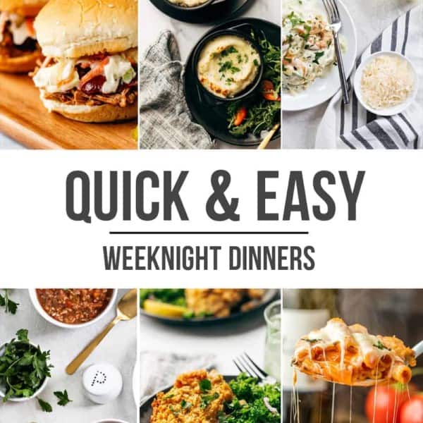Change up your dinner routine with these 10 quick and easy weeknight dinners!