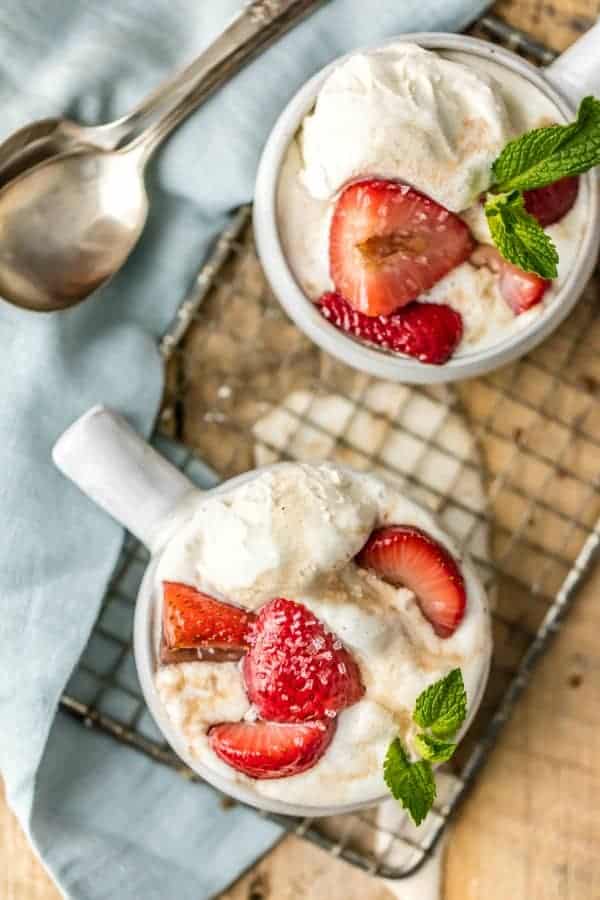 Strawberries Foster is the ideal dessert for any strawberry lover!