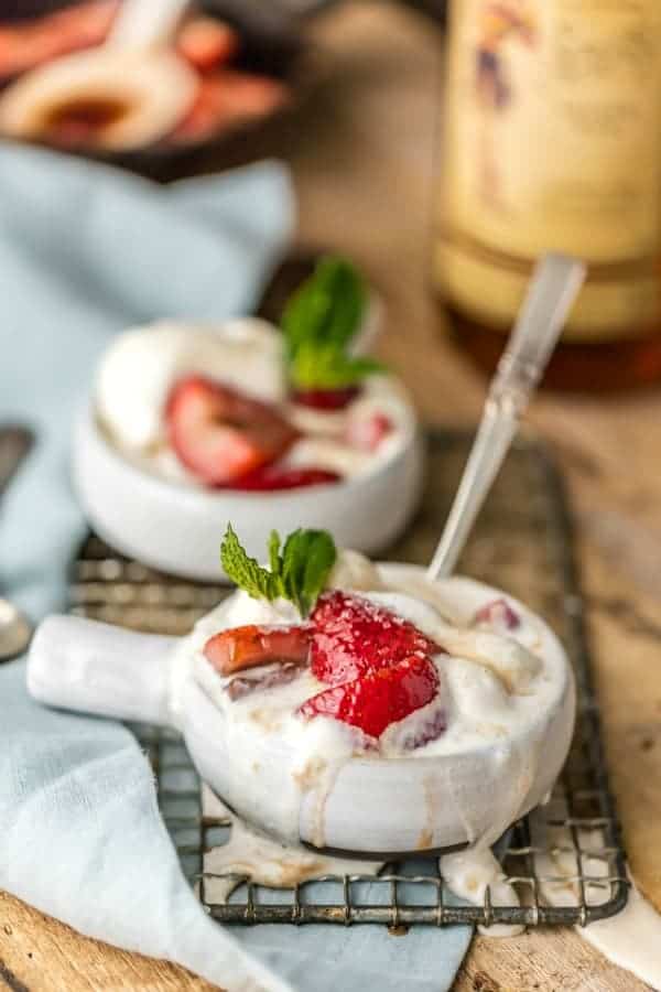 Strawberries Foster is easy to make and will satisfy anyone who loves strawberries