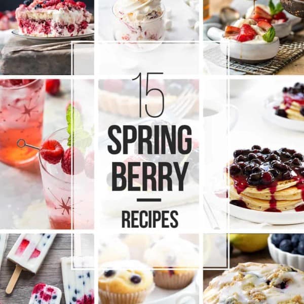 These 15 fresh berry recipes will have you welcoming spring with open arms and full stomachs!