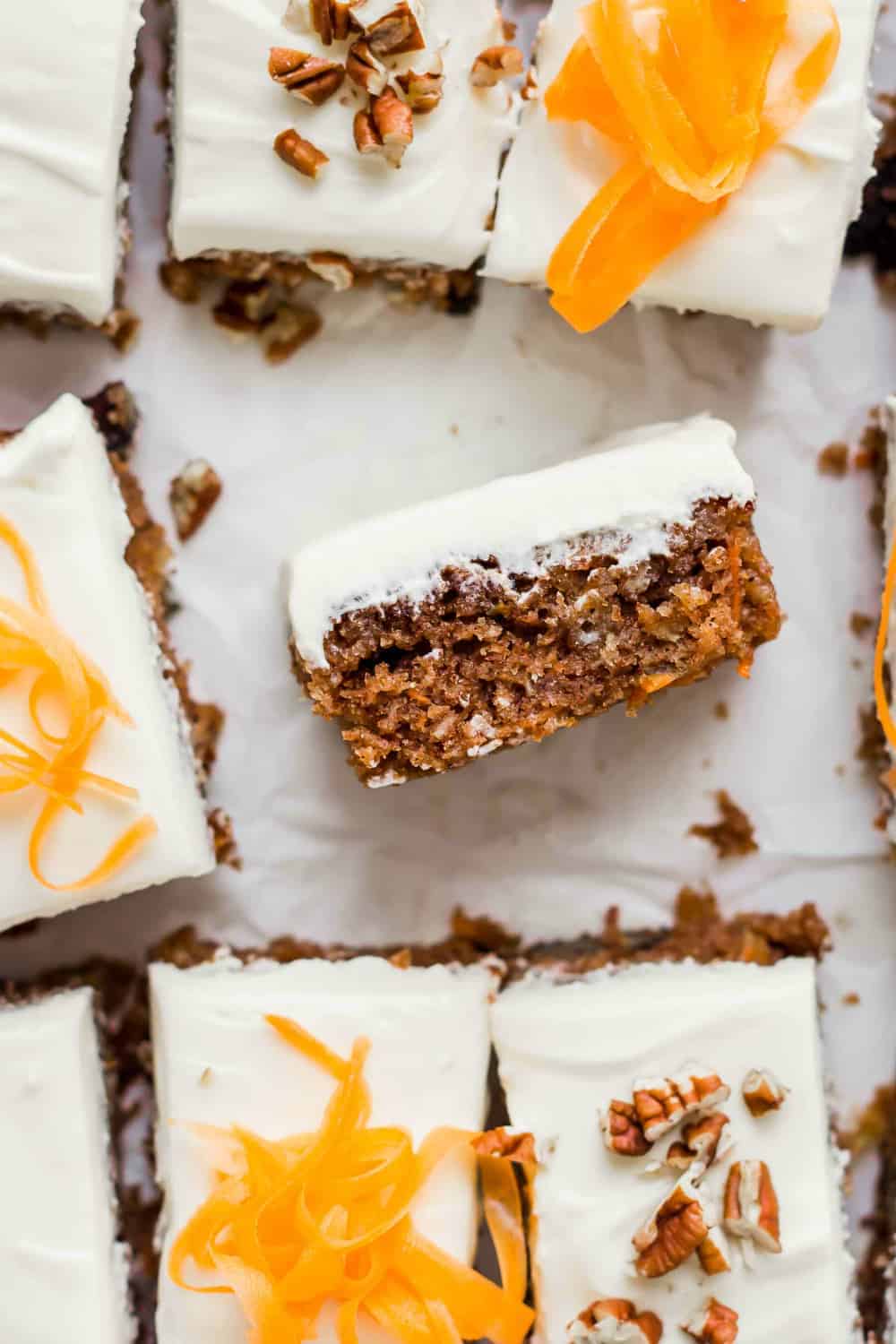 Top this moist carrot cake with sweet frosting for a delightful copycat of J Alexander's cake!