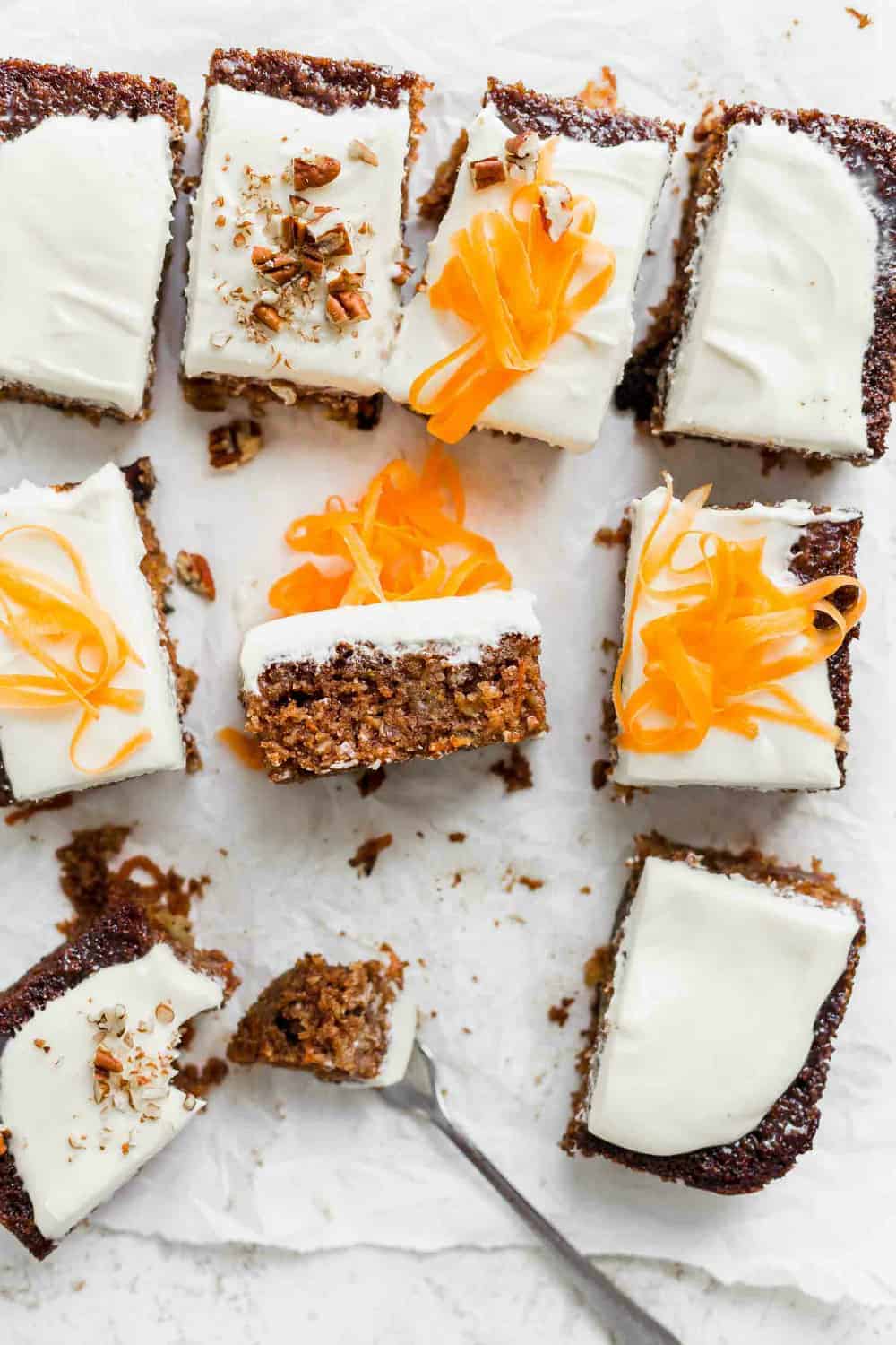 This copycat version of J. Alexander’s Carrot Cake is every bit as perfect as the original: full of carrots, pineapple and coconut, and soaked with a buttermilk syrup for a melt-in-your-mouth slice of cake.