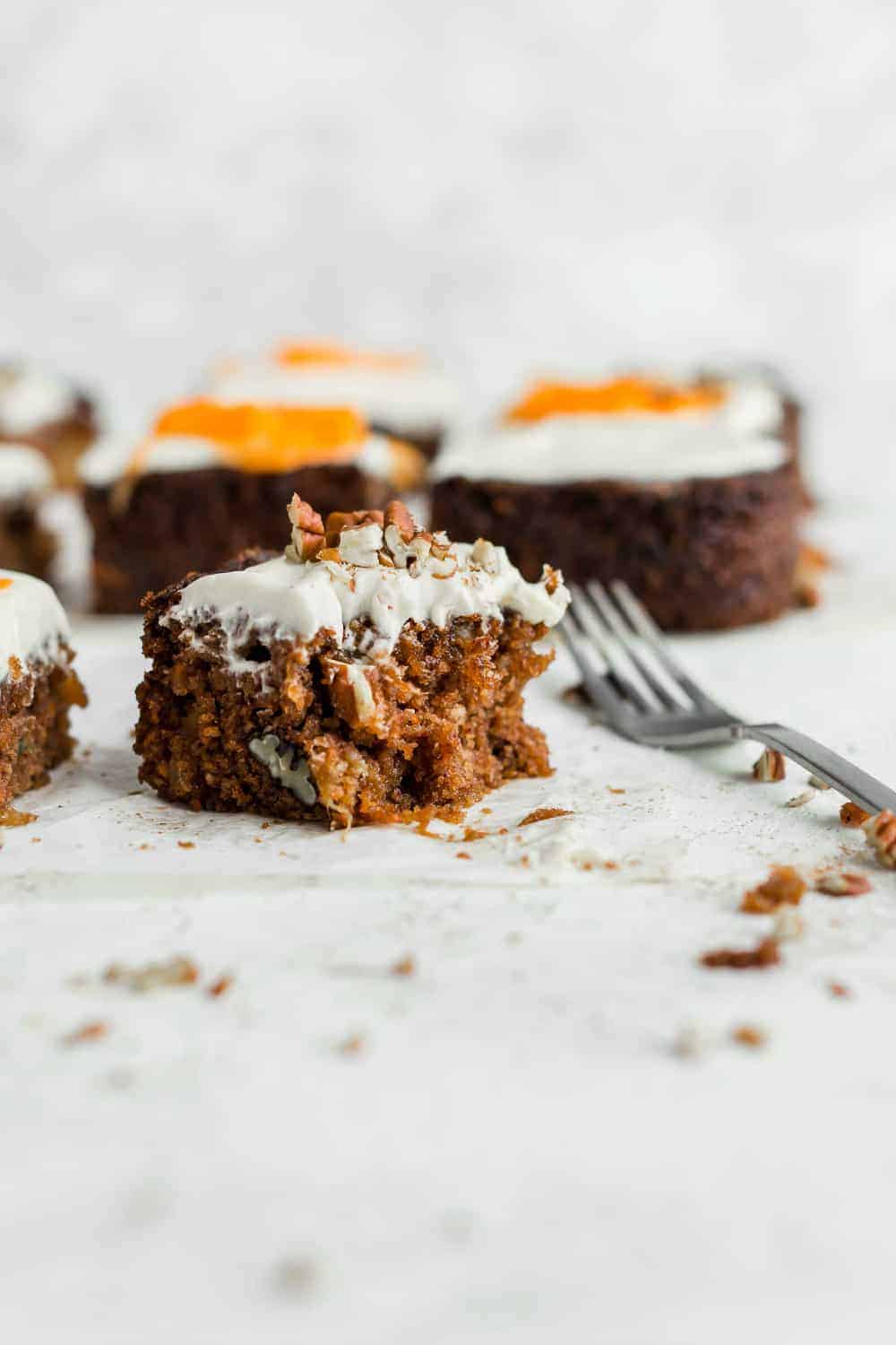 You'll love the moist cake and sweet frosting for this copycat J Alexander's Carrot Cake recipe!