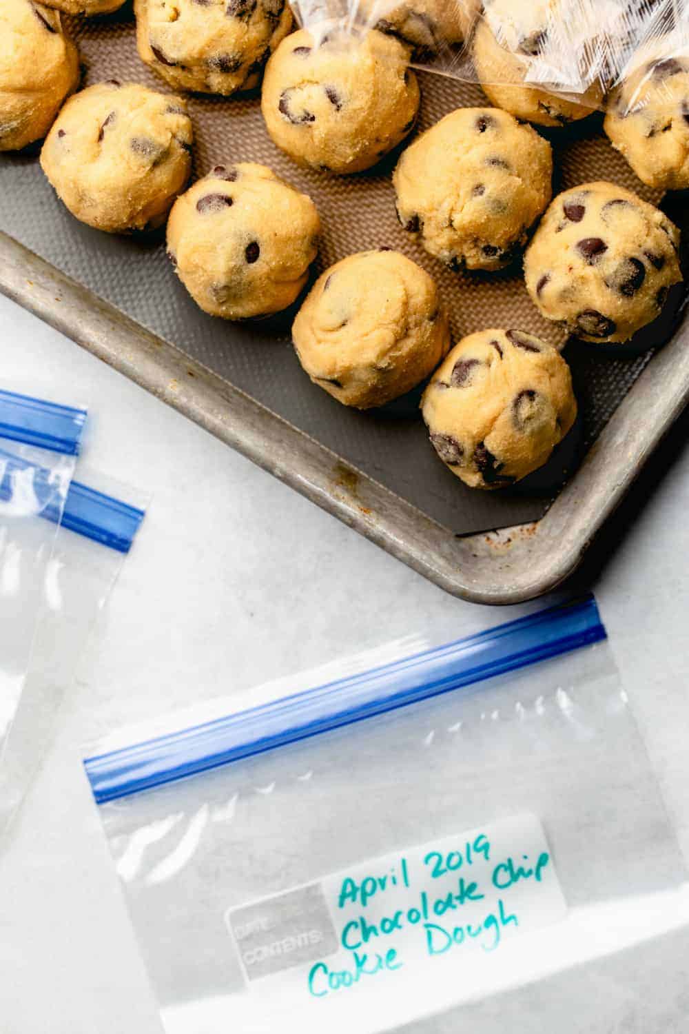 Frozen cookie dough is easy to make and convenient to have on hand for all cookie cravings