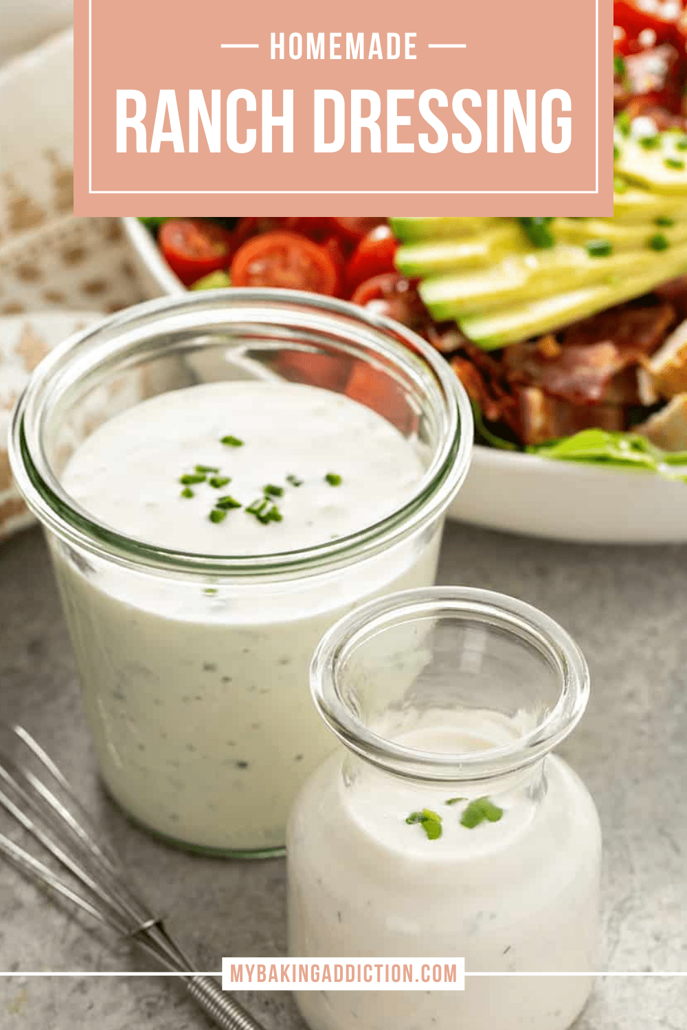 Homemade Ranch Dressing (Easy Recipe!) My Baking Addiction