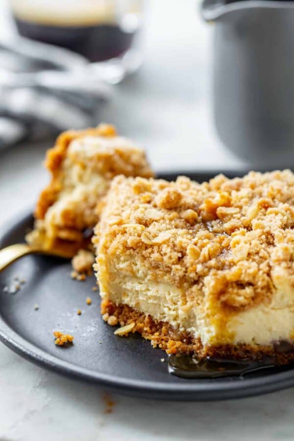 Maple Streusel Cheesecake Bars My Baking Addiction