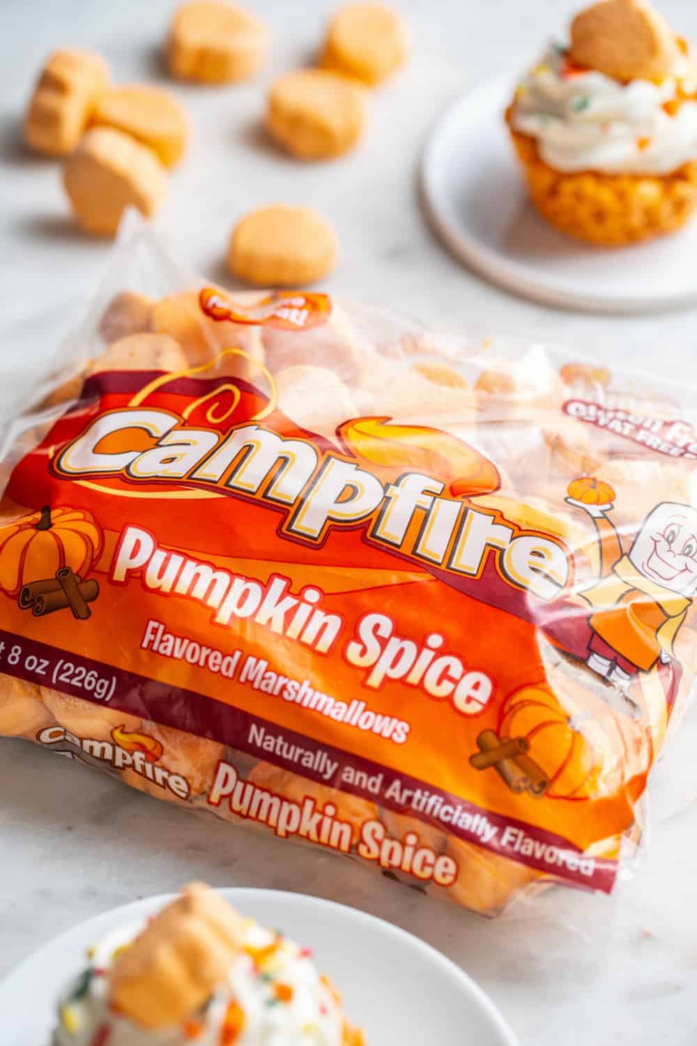 Bag of Campfire pumpkin spice marshmallows