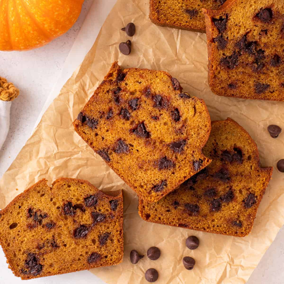 Chocolate Chip Pumpkin Bread