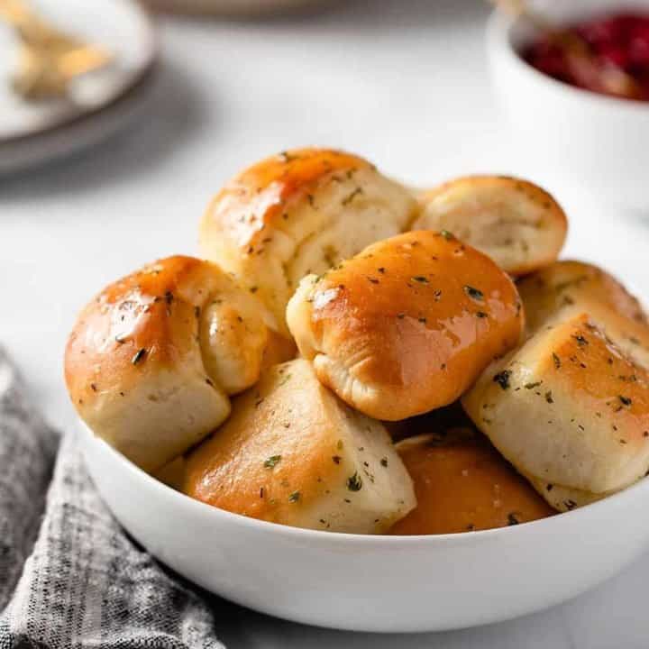 Homemade Parker House Dinner Rolls - Mountain Mama Cooks