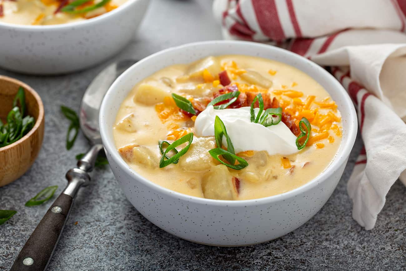 Loaded Baked Potato Soup - My Baking Addiction