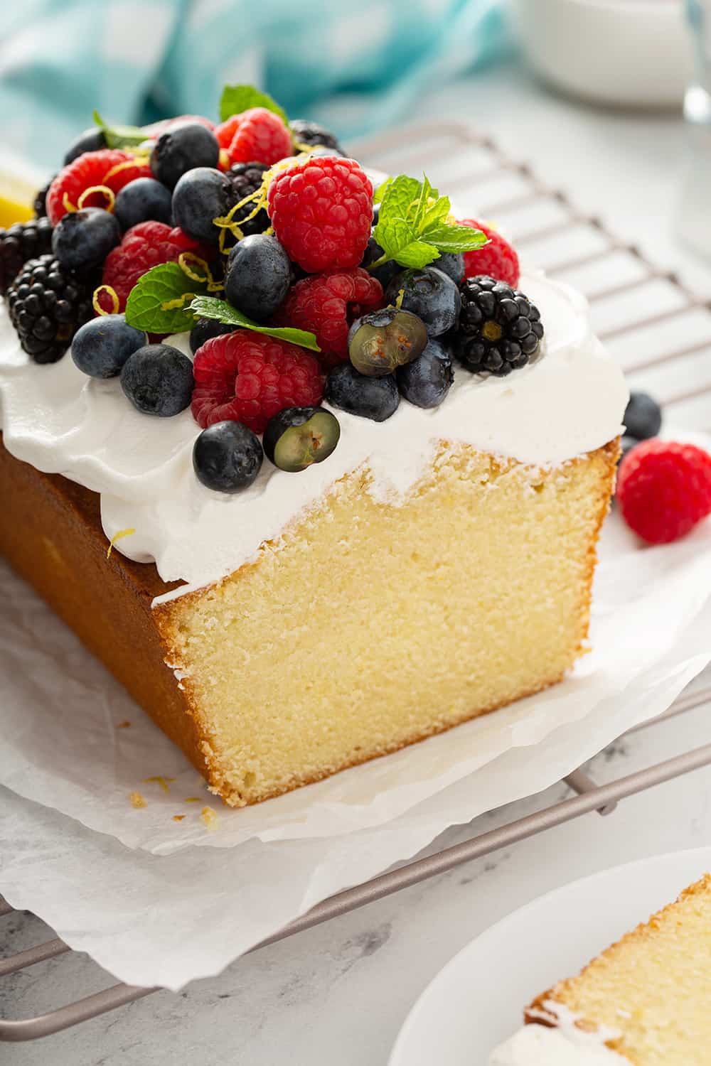 Fruit Whipped Cream Cake