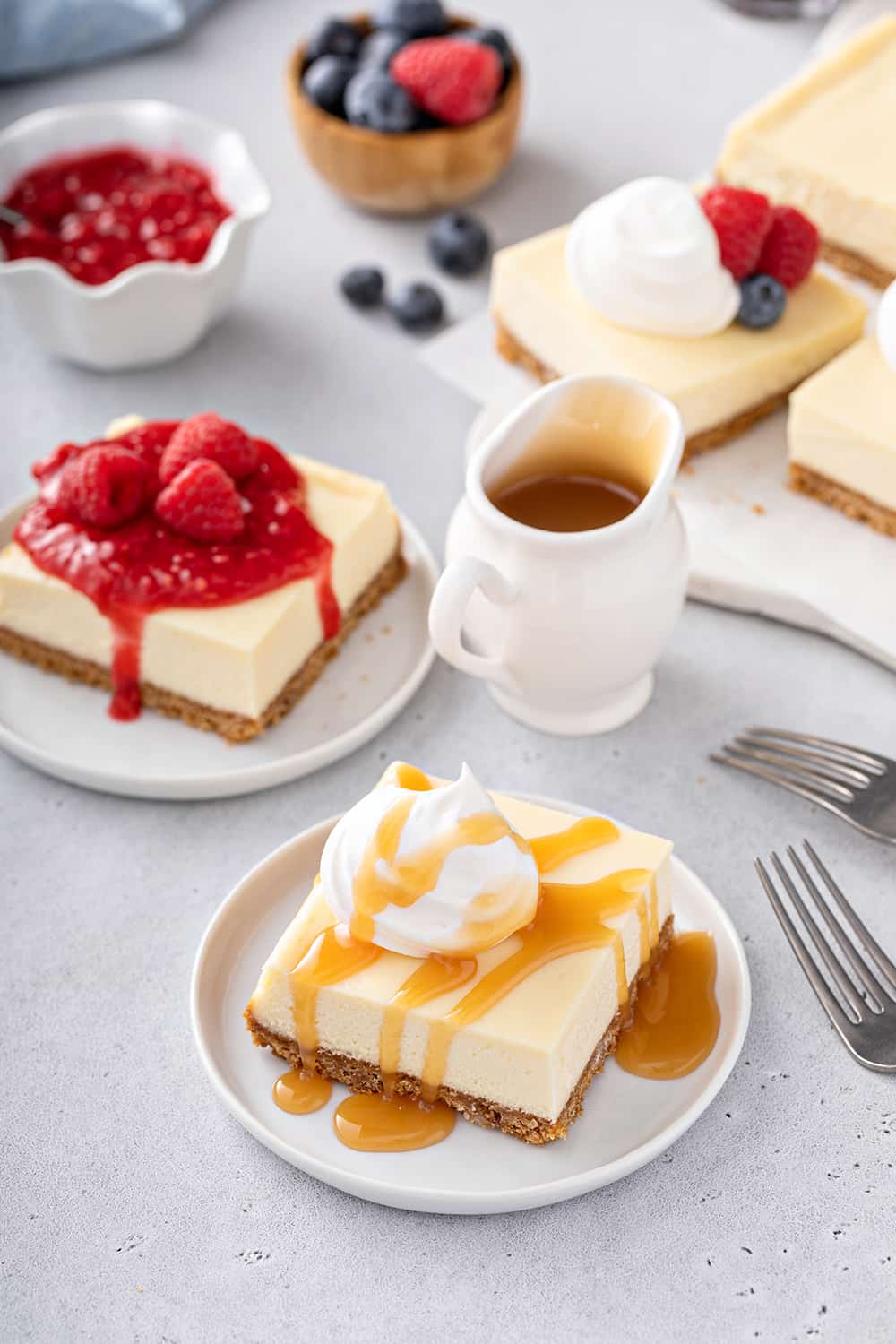 Triple-Flavor Sheet Pan Cheesecake Recipe, Food Network Kitchen