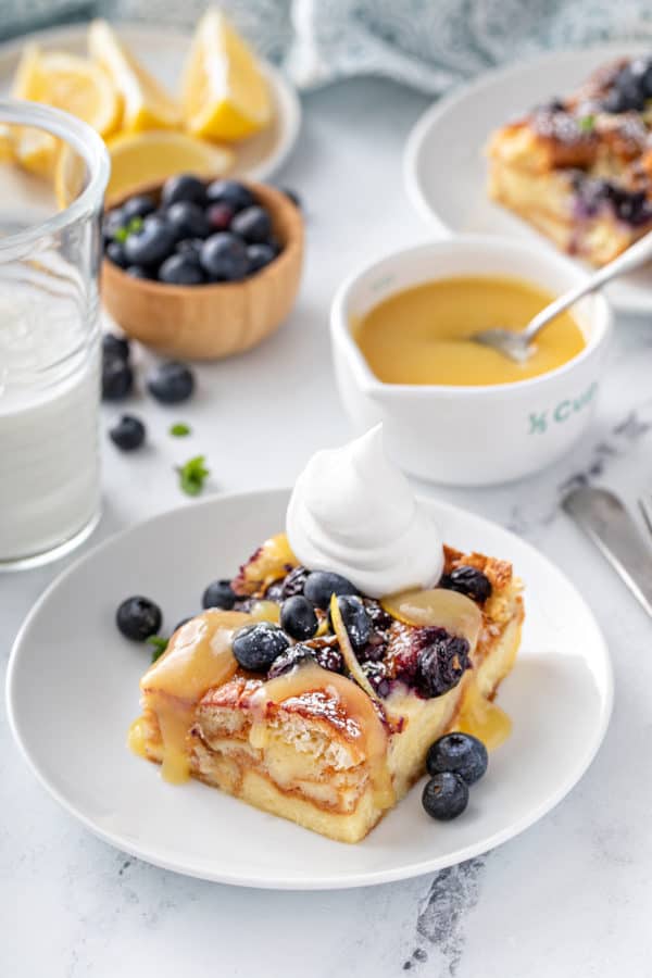 Blueberry Bread Pudding My Baking Addiction