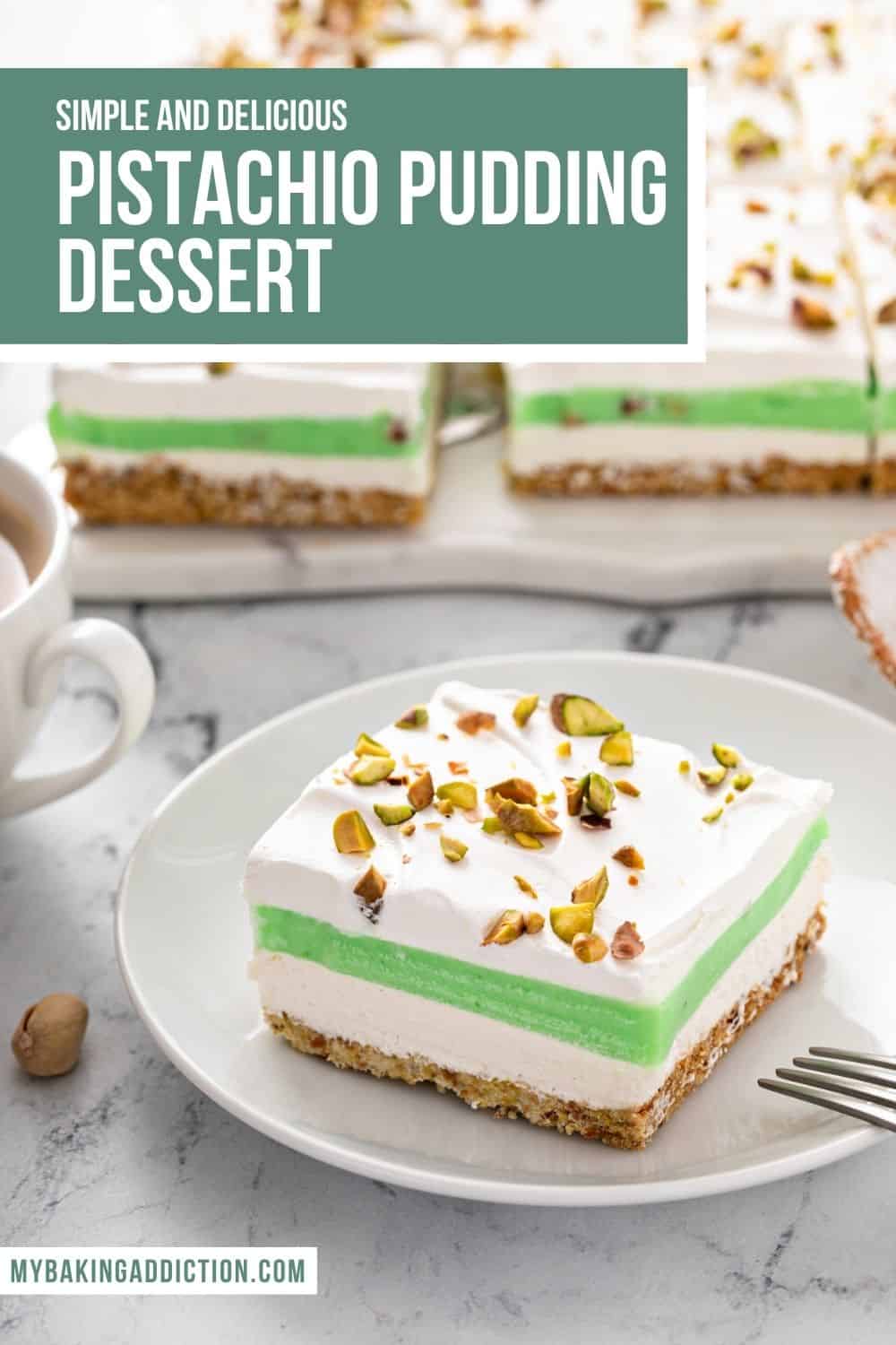 Layered Pistachio Pudding Dessert My Baking Addiction