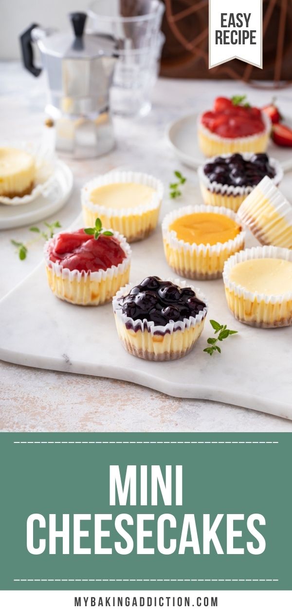 Mini Cheesecakes (So easy!) My Baking Addiction