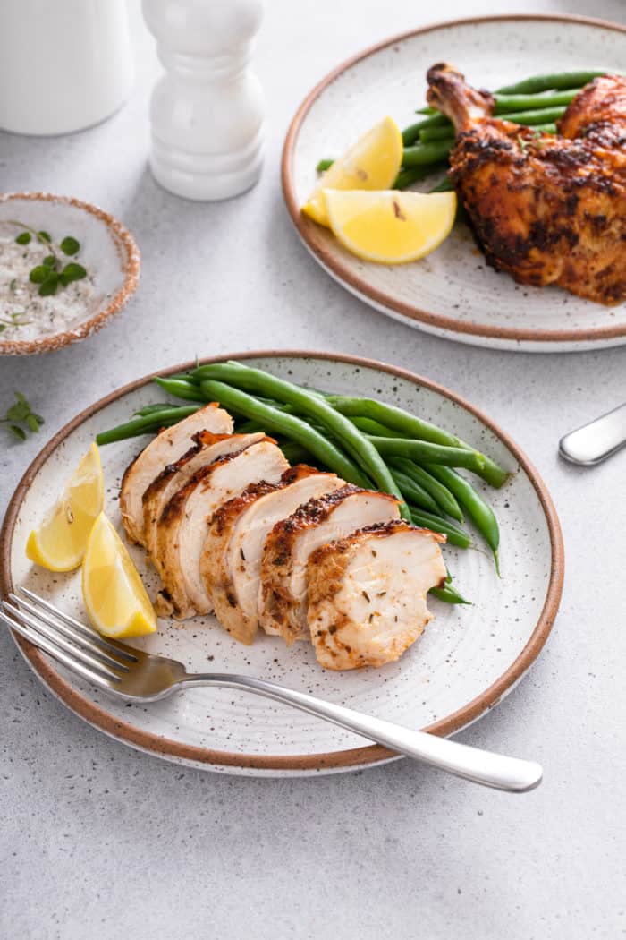 Air fryer rotisserie chicken - Berry&Maple