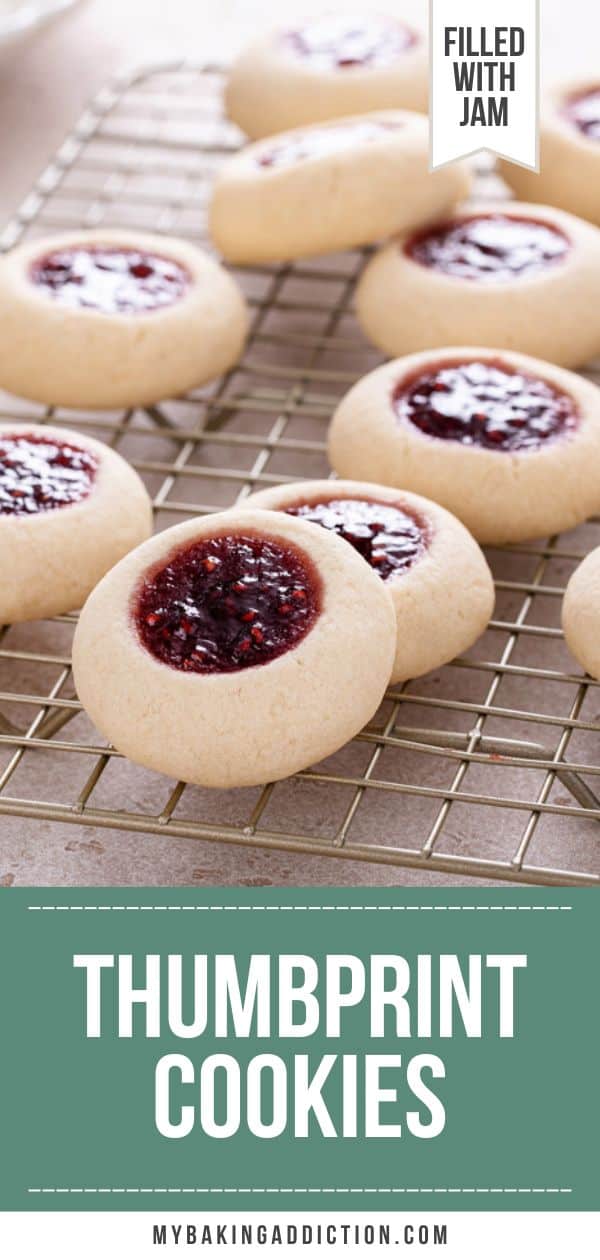 Thumbprint Cookies My Baking Addiction